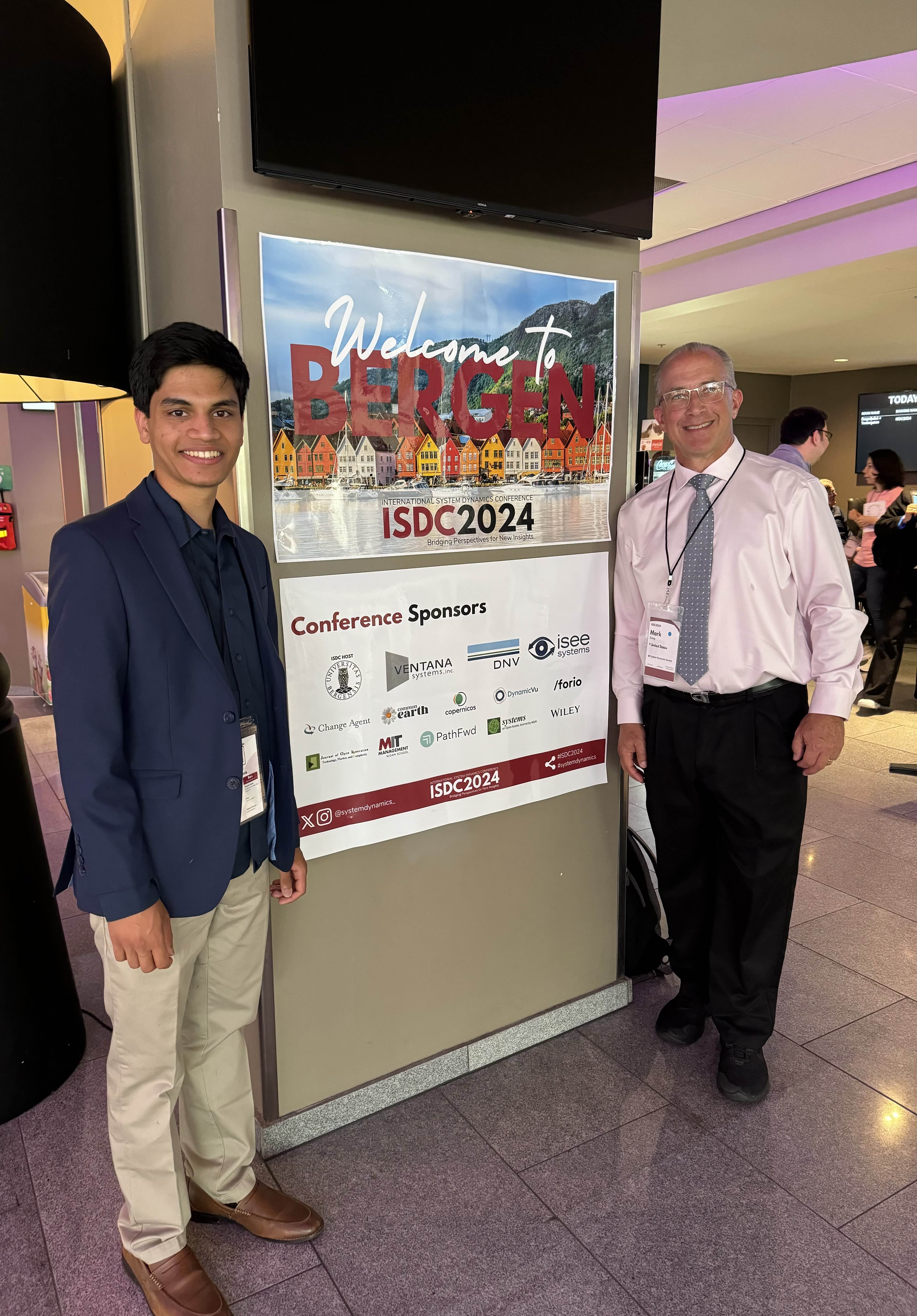 LunaSim representatives at the 2024 International System Dynamics Conference in Bergen, Norway
